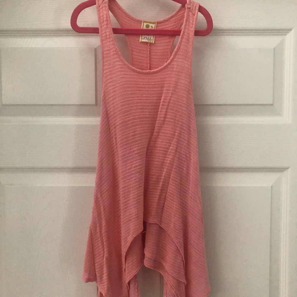 KIDDO GIRLS RACERBACK TANK PEACH SZ S 👱‍♀️⭐️